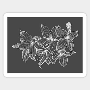 Ink - Forsythia Variation 2 Sticker